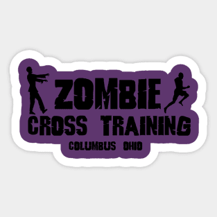 Zombie Cross Training Run Sticker